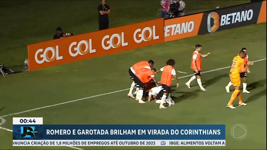 Vídeo: Garotos brilham e Corinthians vence o Vasco por 4x2