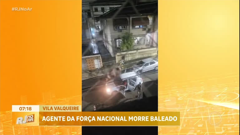 Vídeo: Agente da Força Nacional é morto após ser baleado na cabeça na porta de casa no Rio