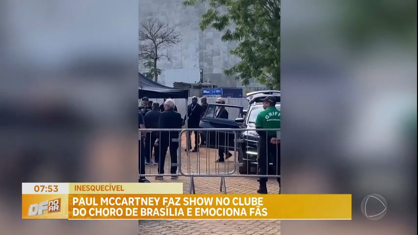 Vídeo: Paul McCarteney faz show no Clube do Choro de Brasília e emociona fãs