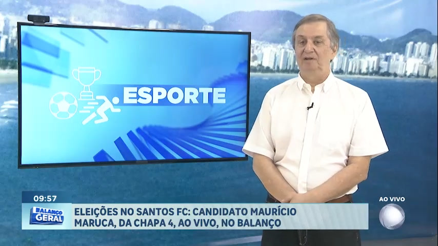 Vídeo: Eleições no Santos FC: Maurício Maruca é entrevistado
