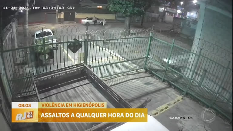 Vídeo: Moradores são alvos de assaltos em Higienópolis (RJ)