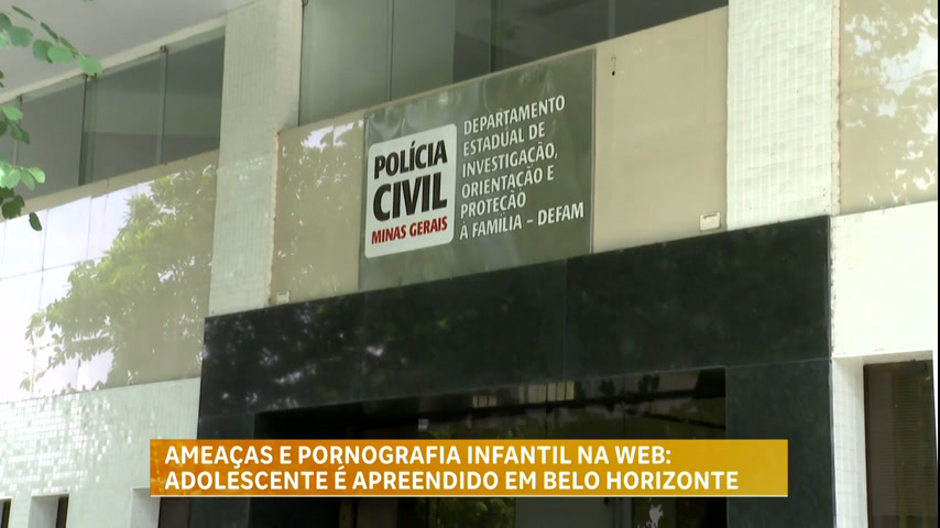 Vídeo: Adolescente é apreendido em BH suspeito de fazer ameaças de massacres na Bahia