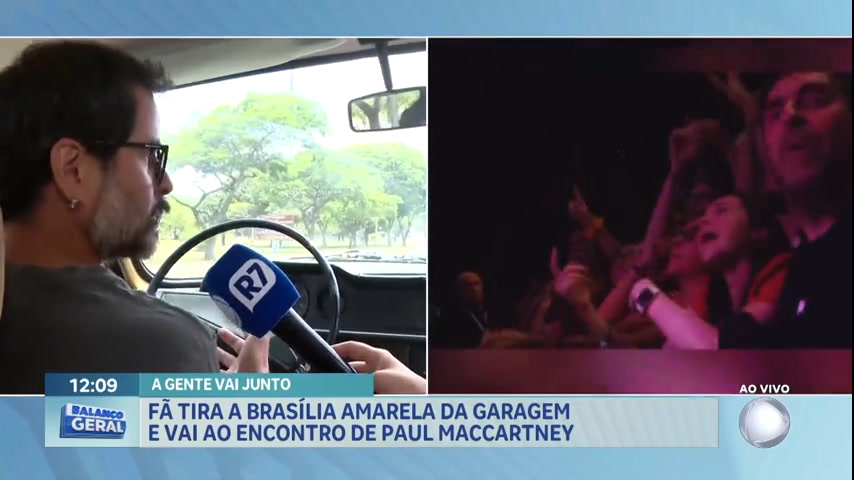 Vídeo: Fãs se emocionam com show de Paul McCartney no Clube do Choro, em Brasília