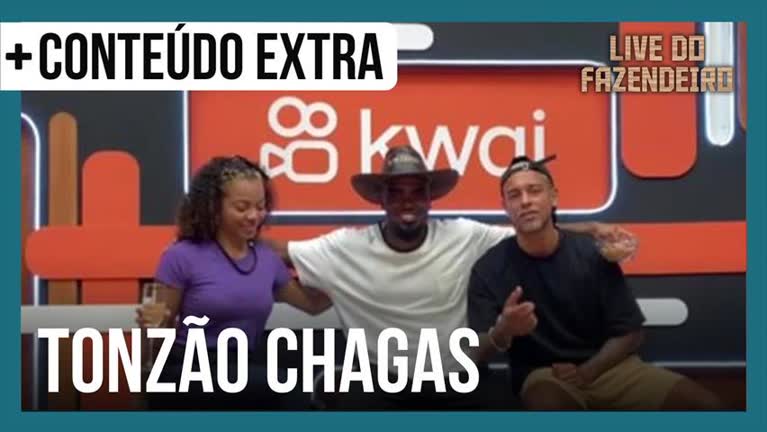 Vídeo: Vencedor da Prova do Fazendeiro, Tonzão participa de live com Lily e WL | A Fazenda 15