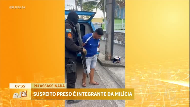 Vídeo: Polícia prende suspeito do assassinato de PM em Santa Cruz (RJ)