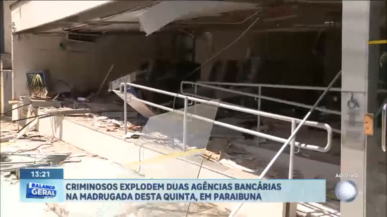 Vídeo: Explosão de agências bancárias no Vale do Paraíba