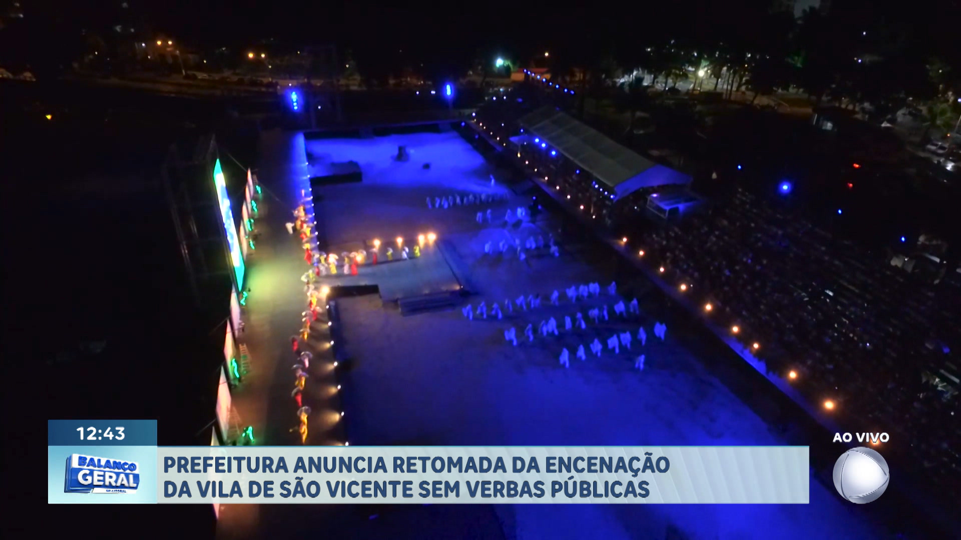 Vídeo: Prefeitura de São Vicente anuncia volta da Encenação