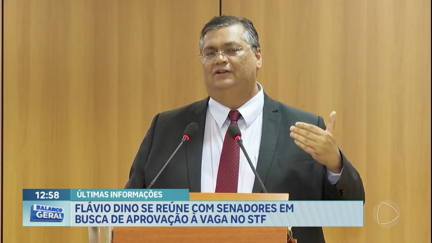 Vídeo: Flávio Dino se reúne com senadores em busca de aprovação à vaga no STF