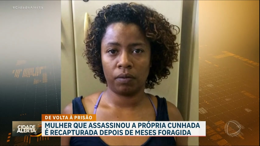 Vídeo: Foragida que matou a própria cunhada é recapturada no Rio de Janeiro