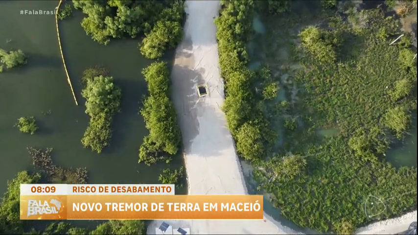 Vídeo: Área de mina em Maceió registra novo tremor de terra