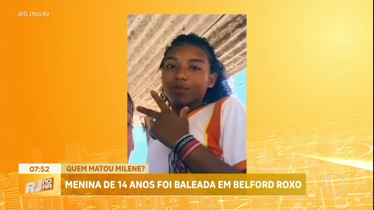 Vídeo: Adolescente de 14 anos morre após ser baleada na Baixada Fluminense