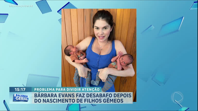 Vídeo: Bárbara Evans desabafa em vídeo após nascimento dos gêmeos