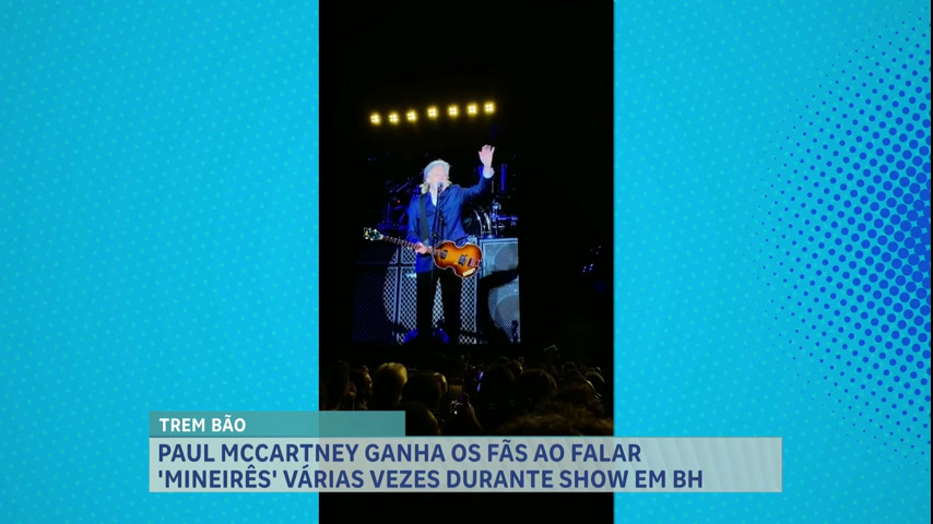 Vídeo: A Hora da Venenosa: show de Paul McCartney em BH é mercado por "mineirês", pedido de casamento e presença de Milton Nascimento