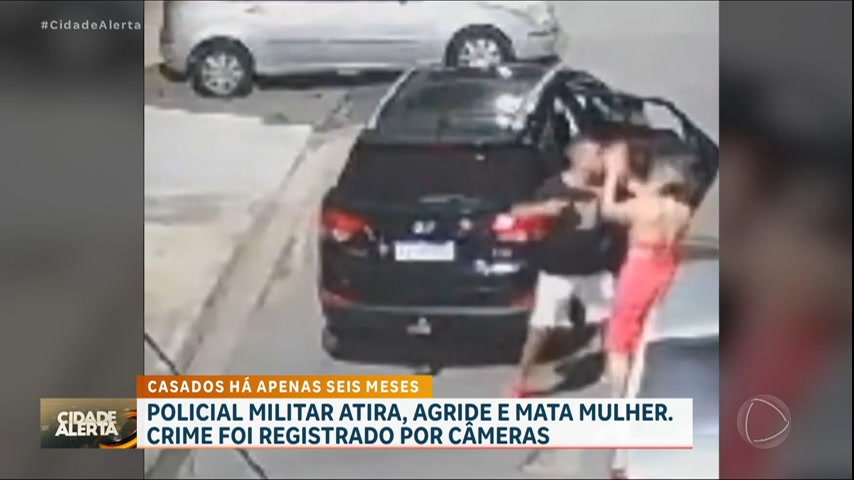Vídeo: Violência e morte: câmeras de segurança registram PM atirando e agredindo a esposa em SP