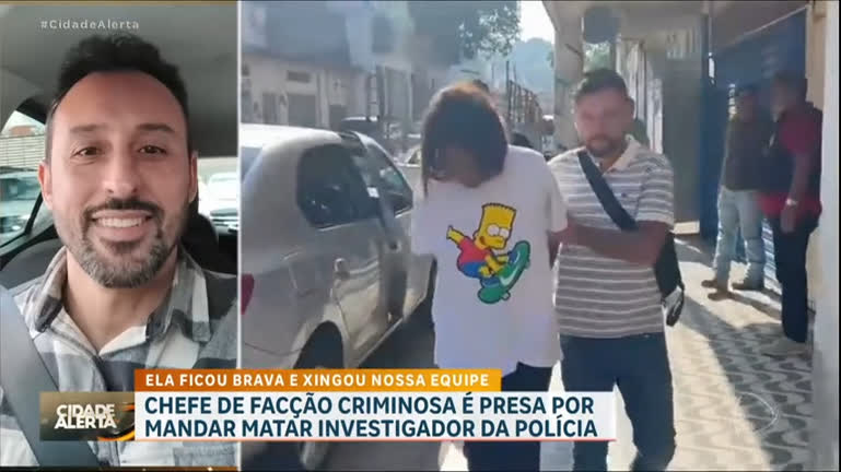 Vídeo: Chefe de facção criminosa é presa por mandar matar investigador de polícia em SP