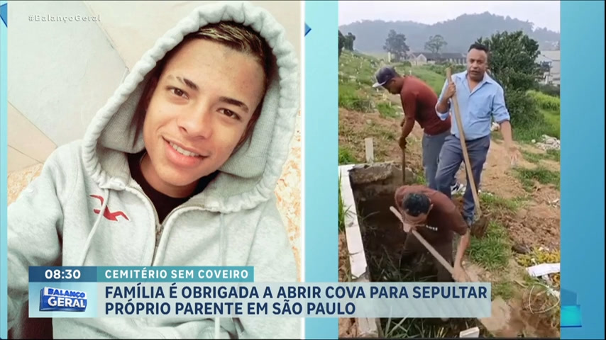 Vídeo: Família precisa cavar sepultura para enterrar corpo de parente em SP