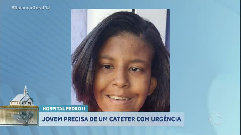 Vídeo: Jovem internada com insuficiência renal precisa de cateter com urgência no RJ