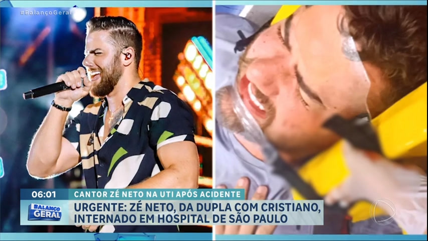 Vídeo: Cantor Zé Neto sofre acidente e está internado na UTI em Rio Preto (SP)