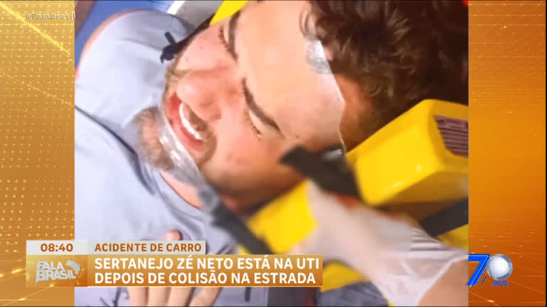 Vídeo: Zé Neto, da dupla com Cristiano, sofre acidente grave em Minas Gerais