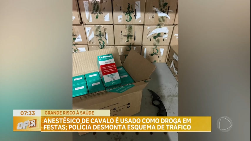 Vídeo: Polícia do DF faz operação contra empresa agropecuária suspeita de traficar cetamina