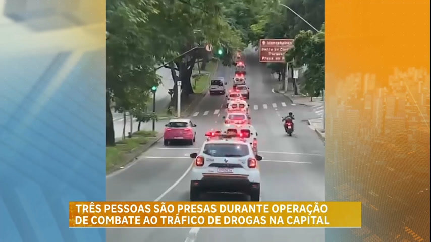 Vídeo: Polícia prende suspeitos de tráficos de drogas em Belo Horizonte