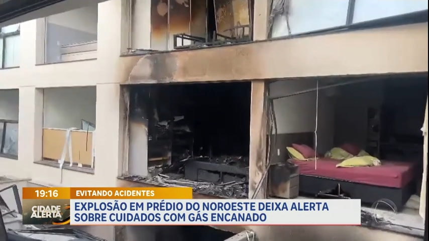 Vídeo: Explosão em prédio deixa alerta sobre cuidados com gás encanado