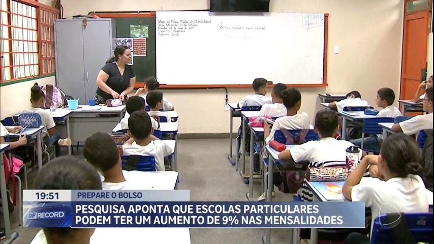 Vídeo: Escolas particulares podem ter aumento de 9% nas mensalidades