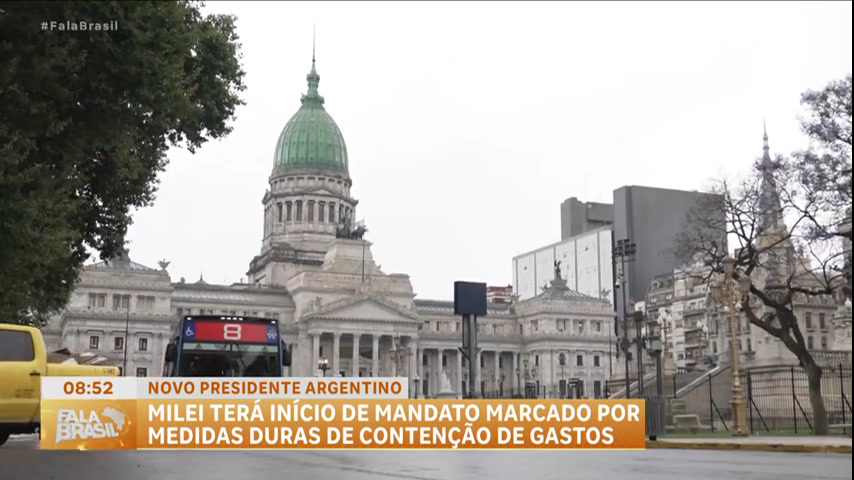 Vídeo: Presidente eleito da Argentina, Javier Milei, deve começar mandato com medidas amargas