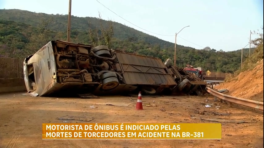 Vídeo: Polícia conclui inquérito do acidente de ônibus envolvendo torcedores do Corinthians em MG