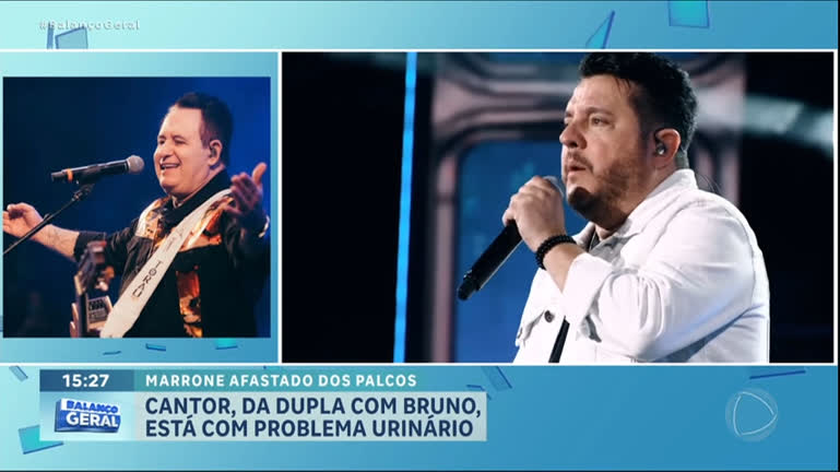 Vídeo: Marrone, da dupla com Bruno, se afasta dos palcos por problemas de saúde