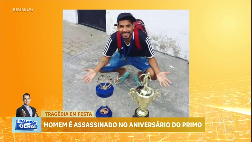 Vídeo: Policia investiga jovem assassinado em aniversário do primo no Rio
