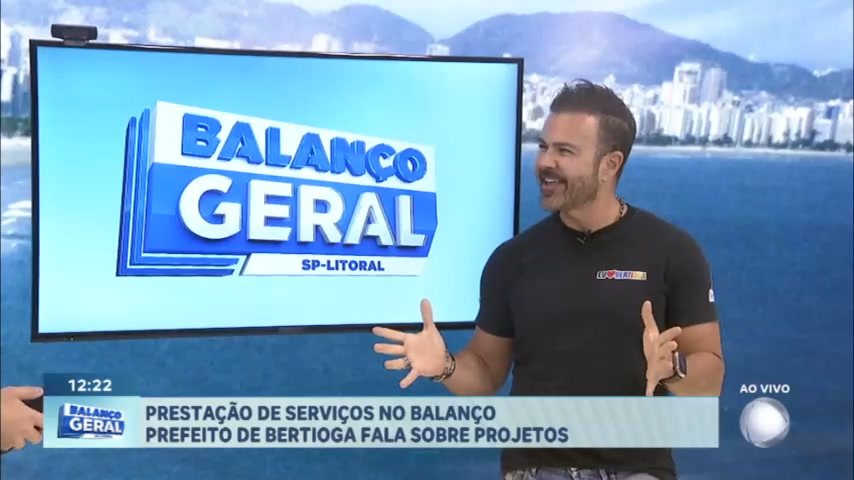 Vídeo: Prefeito de Bertioga é entrevistado