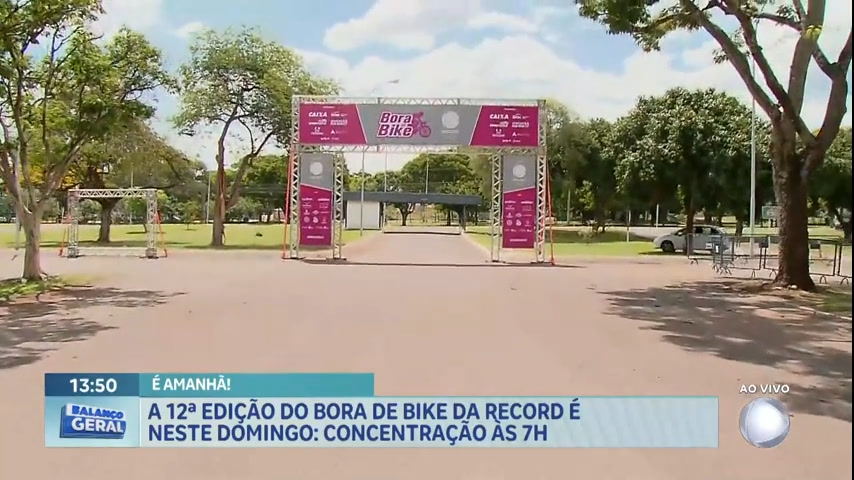 Vídeo: 12ª edição do ‘Bora de Bike’ será realizada neste domingo no Parque da Cidade