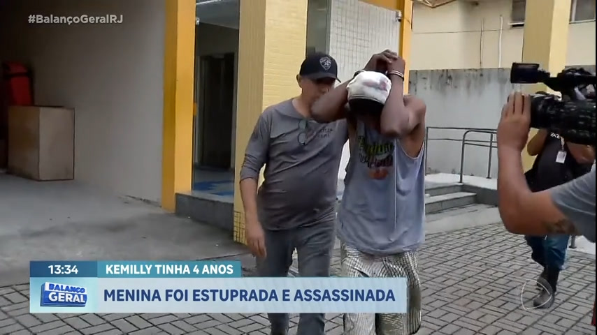 Vídeo: Homem é preso por estuprar e matar prima de 4 anos na Baixada Fluminense