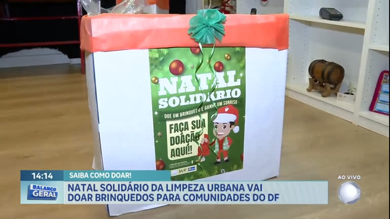Vídeo: Natal solidário do SLU vai doar brinquedos para comunidades do DF