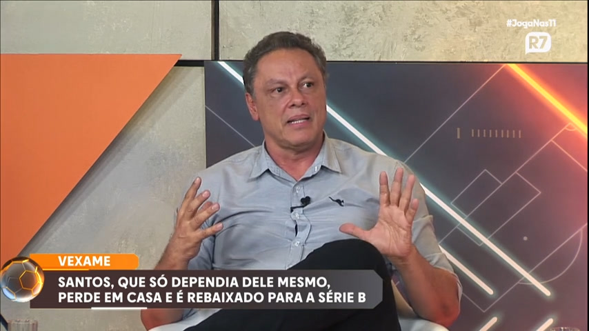 Vídeo: Podcast Joga nas 11 : "Anos de corrupção levaram o Santos ao rebaixamento", diz Cosme Rímoli
