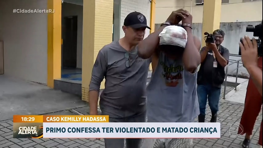 Vídeo: Homem confessa ter abusado e assassinado menina de 4 anos na Baixada Fluminense