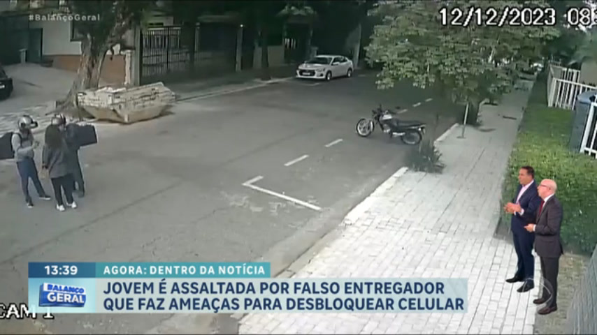 Vídeo: Dentro da Notícia : Mulher é assaltada por falso entregador na zona sul de SP e passa mal