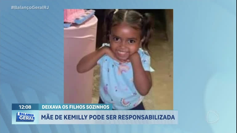 Vídeo: Caso Kemilly: Mãe pode responder por deixar os filhos sozinhos em casa