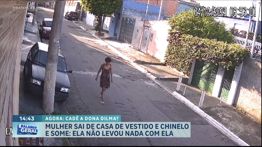 Vídeo: Idosa sai de casa e desaparece misteriosamente na capital paulista