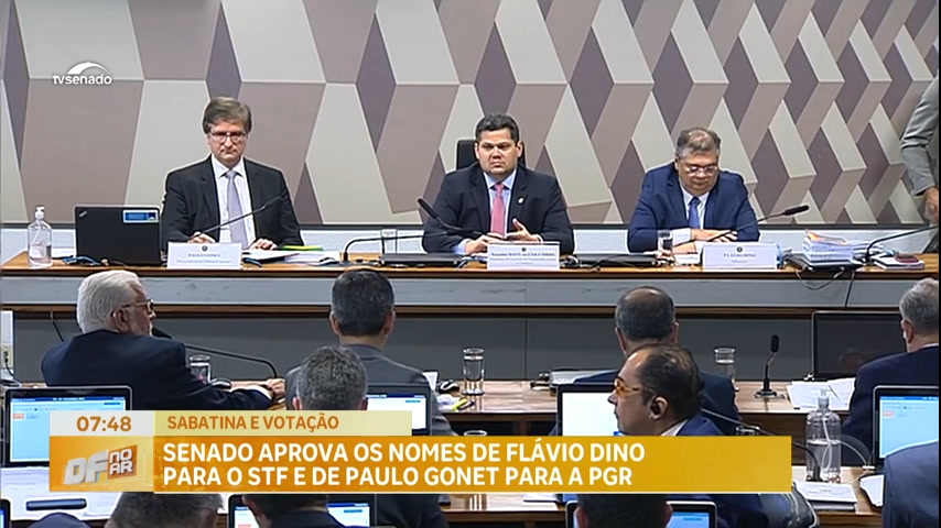 Vídeo: Senado aprova Flávio Dino para o STF e Paulo Gonet para a PGR