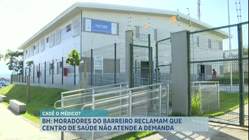Vídeo: Moradores denunciam falta de médicos em posto de saúde na região do Barreiro, em BH