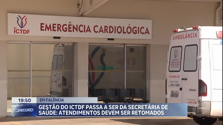 Vídeo: Secretaria de Saúde do Distrito Federal decretou a intervenção do ICTDF