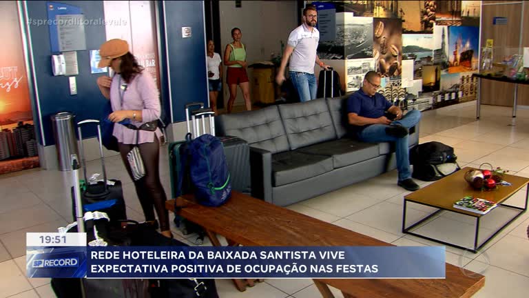 Vídeo: Ocupação da rede hoteleira da Baixada Santista