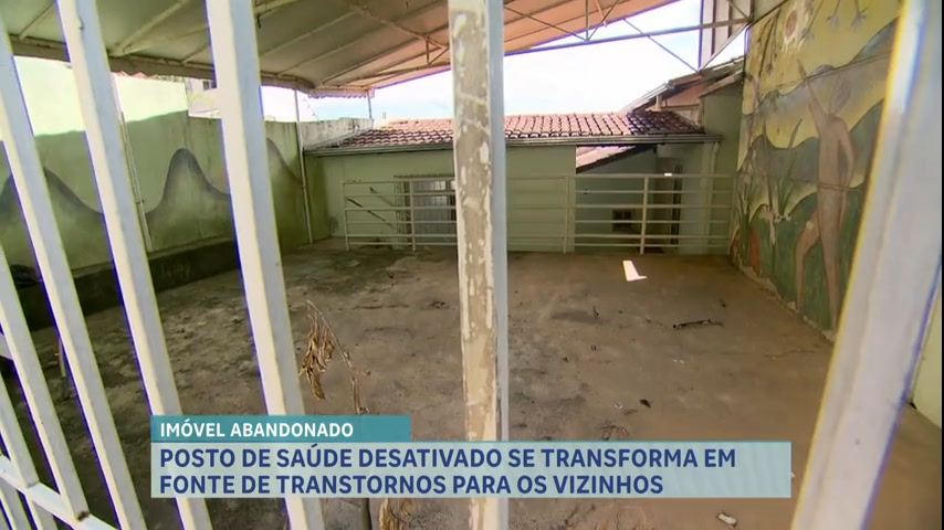 Vídeo: Vizinhos de posto de saúde desativado pela prefeitura de BH denunciam transtornos