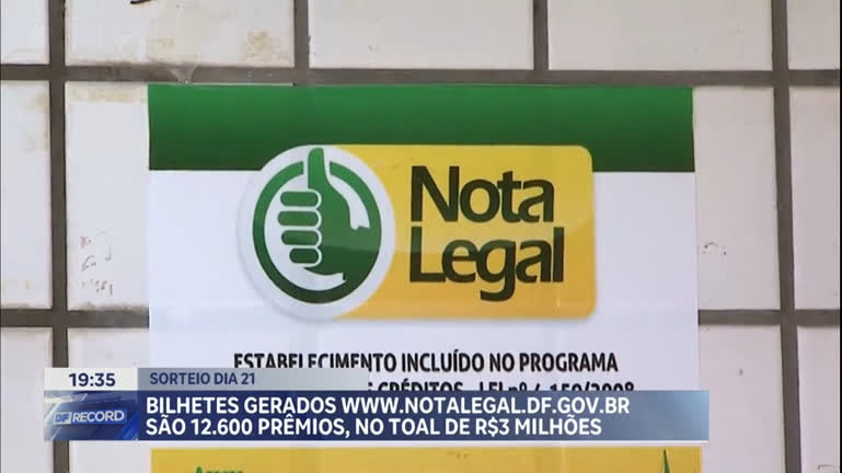 Vídeo: Nota Legal vai sortear mais de R$ 3 milhões em prêmios