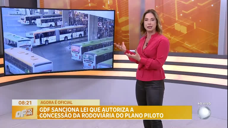 Vídeo: Ibaneis sanciona lei que autoriza privatização da Rodoviária do Plano Piloto