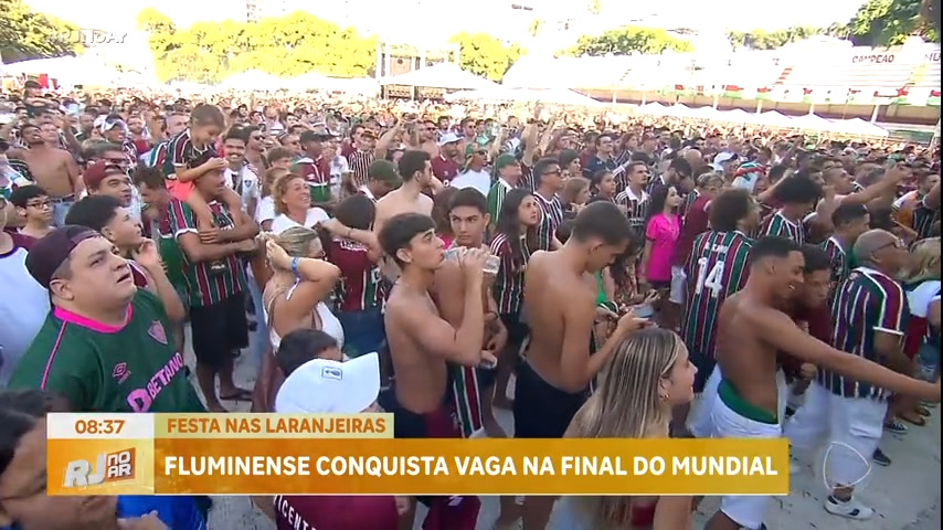 Vídeo: Fluminense comemora vaga na decisão do mundial