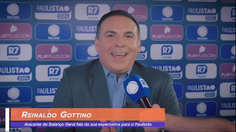 Vídeo: Gottino está pronto para o Paulistão: "Vamos fazer esse campeonato balançar geral"