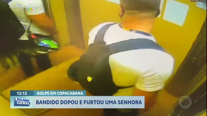 Vídeo: Golpista finge ser funcionário da Receita Federal para roubar idosa dentro de casa no Rio